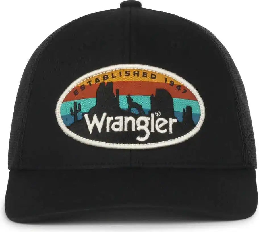 Oc Sports Wra-118 Wranger Structured Pro Crown Cap - Black - Osfm