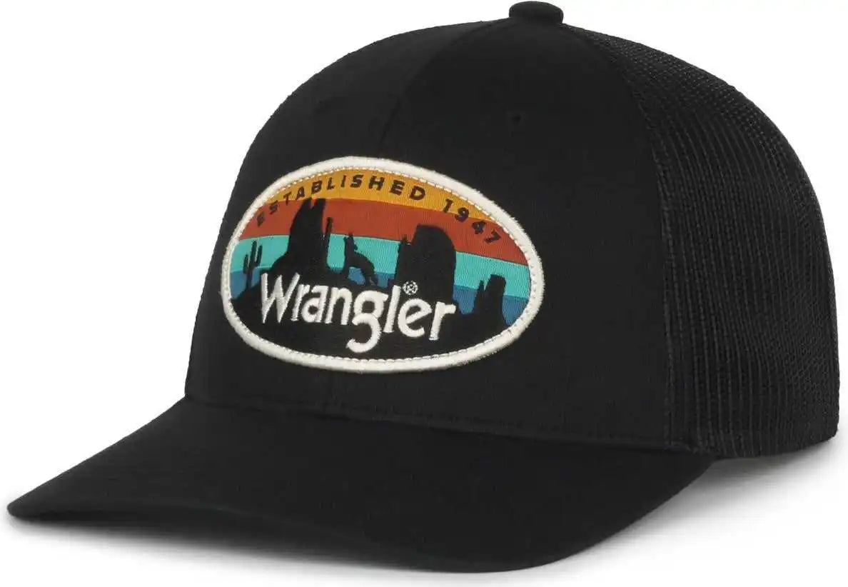 Oc Sports Wra-118 Wranger Structured Pro Crown Cap - Black - Osfm