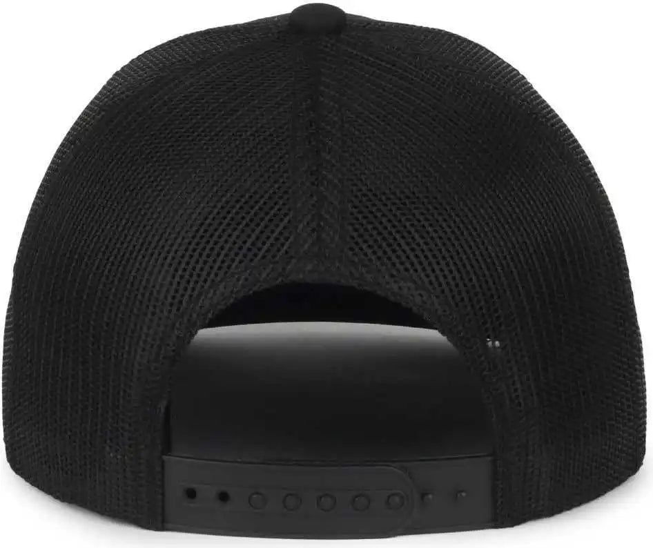 Oc Sports Wra-118 Wranger Structured Pro Crown Cap - Black - Osfm