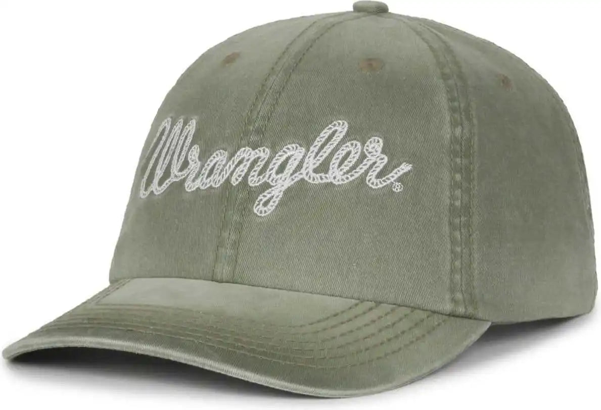 Oc Sports Wra-120 Wranger Unstructured Washed Cap - Olive - Osfm