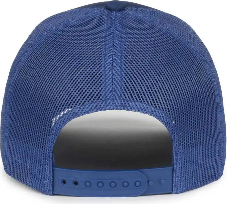 Oc Sports Wra-121 Wranger High Crown Mesh Back Cap - Royal - Osfm