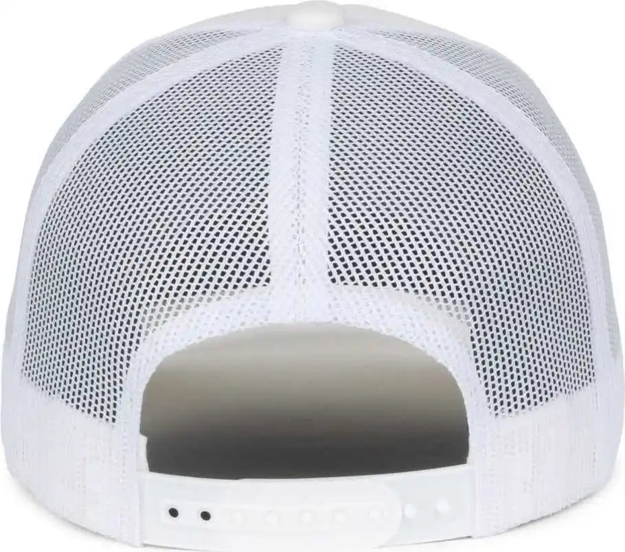 Oc Sports Wra-121 Wranger High Crown Mesh Back Cap - White - Osfm