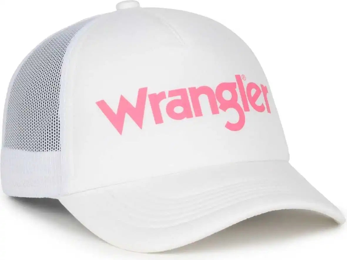 Oc Sports Wra-121 Wranger High Crown Mesh Back Cap - White - Osfm