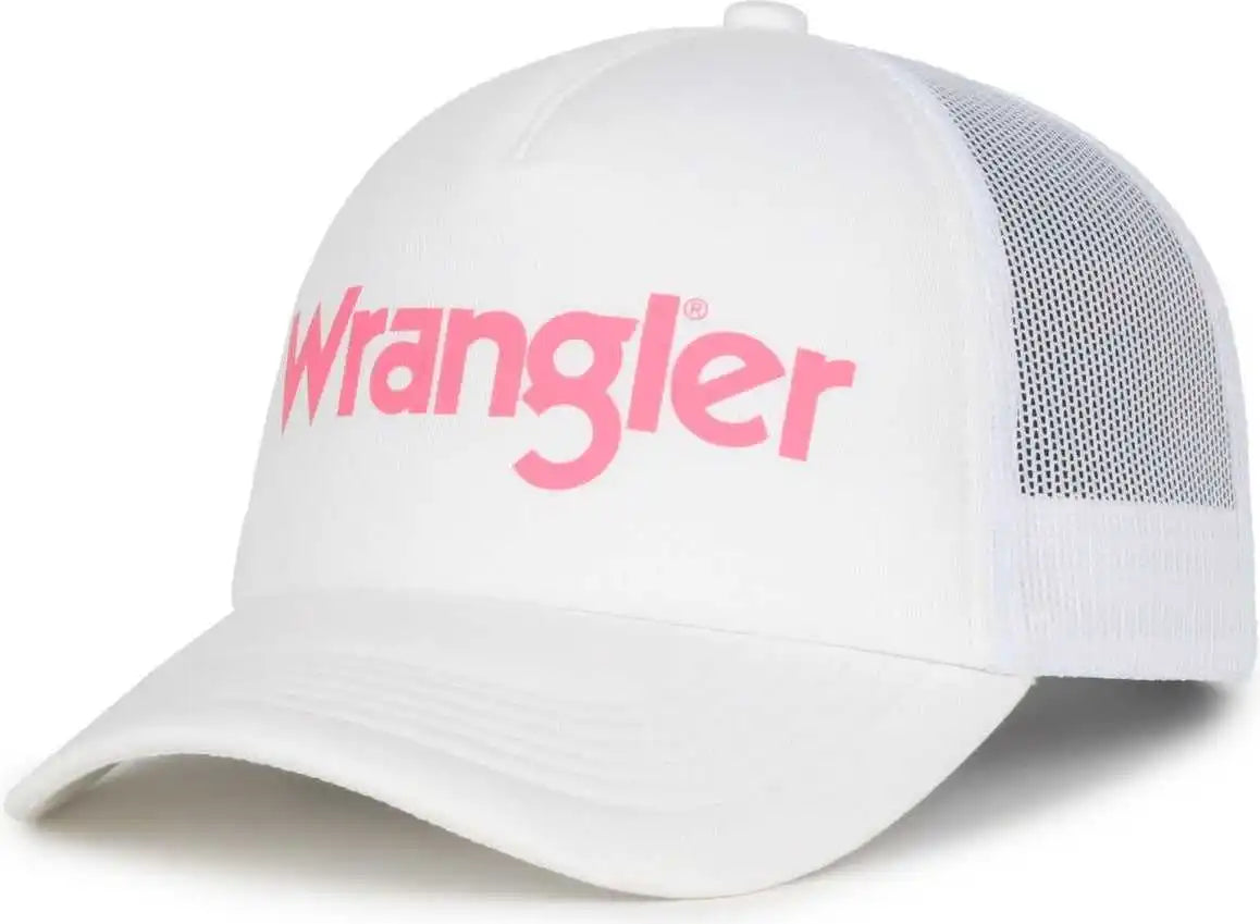 Oc Sports Wra-121 Wranger High Crown Mesh Back Cap - White - Osfm