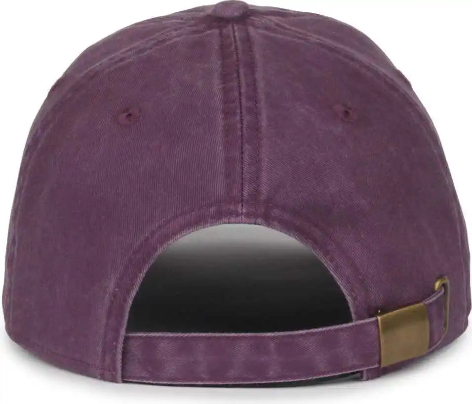 Oc Sports Wra-124 Wranger Unstructered Low Crown Cap - Burgundy - Osfm