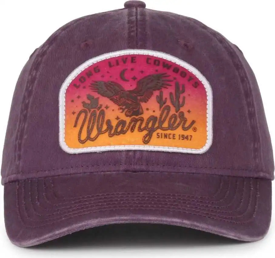 Oc Sports Wra-124 Wranger Unstructered Low Crown Cap - Burgundy - Osfm