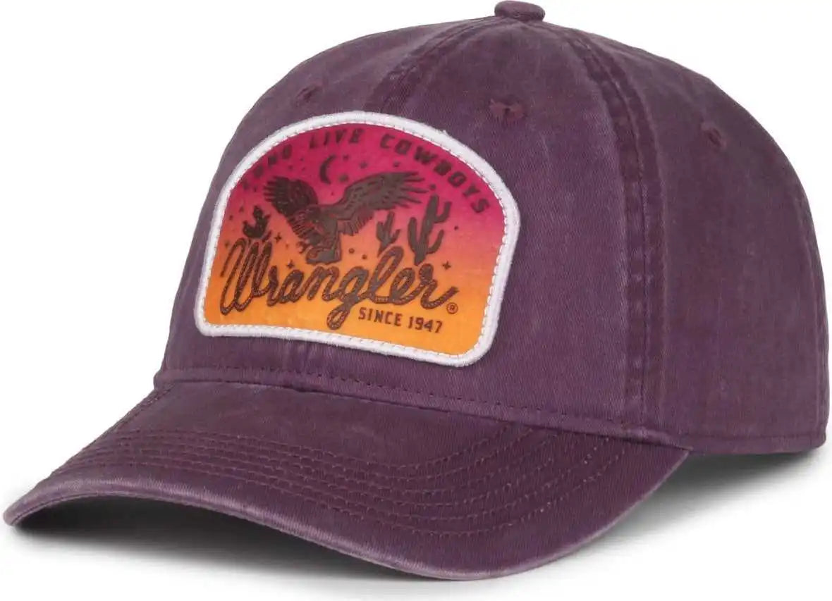 Oc Sports Wra-124 Wranger Unstructered Low Crown Cap - Burgundy - Osfm