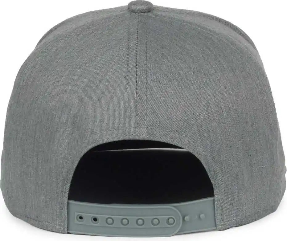 Oc Sports Wra-125 Wranger Structured High Crown Cap - Heathered Gray - Navy / Osfm