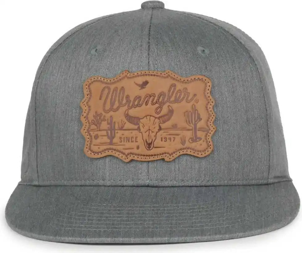 Oc Sports Wra-125 Wranger Structured High Crown Cap - Heathered Gray - Navy / Osfm