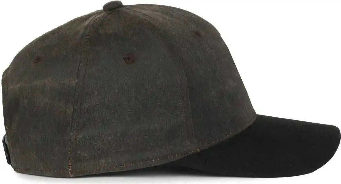 Oc Sports Wra-202 Wranger Weathered Cotton Cap - Brown Black - Osfm