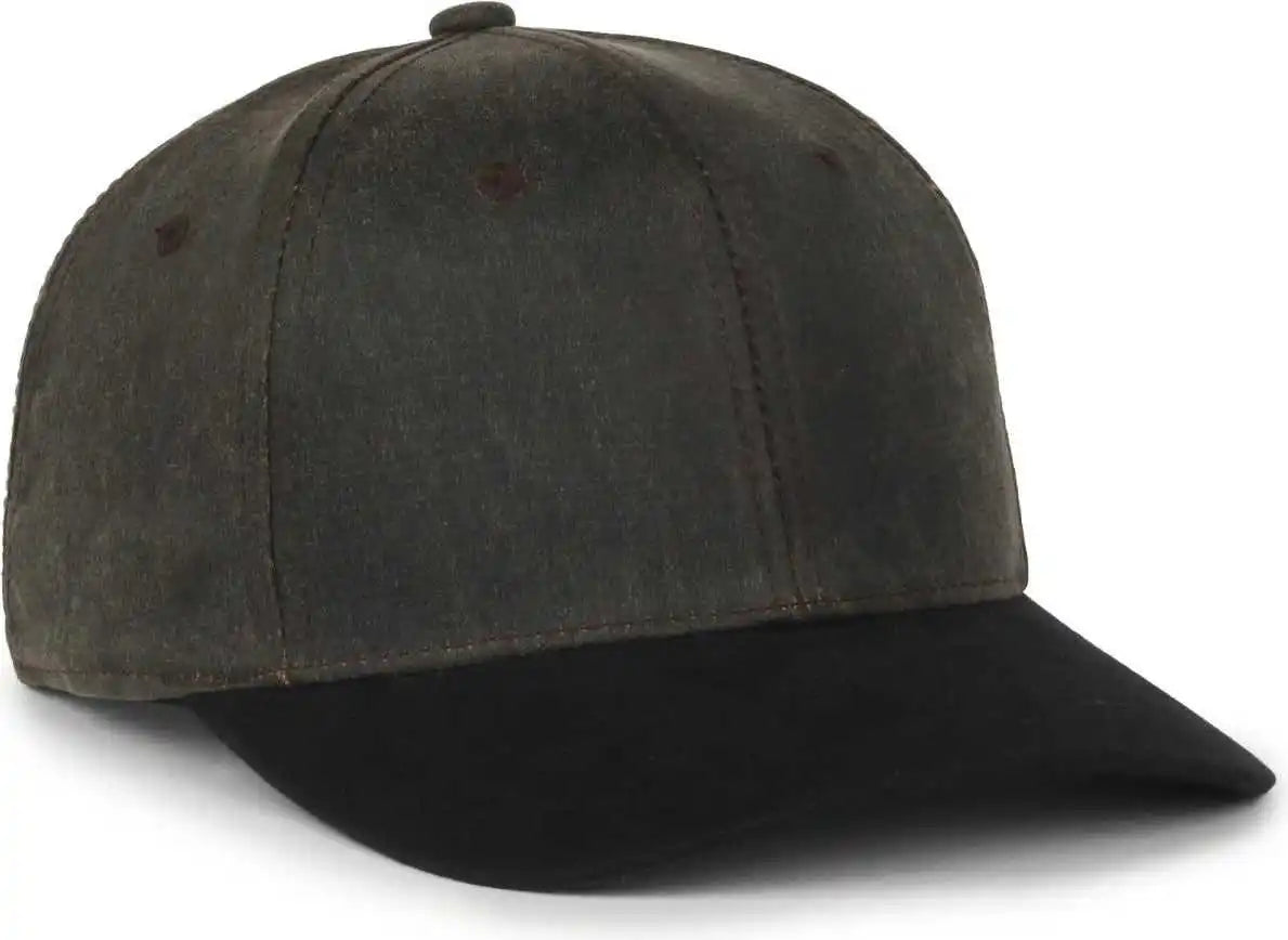 Oc Sports Wra-202 Wranger Weathered Cotton Cap - Brown Black - Osfm