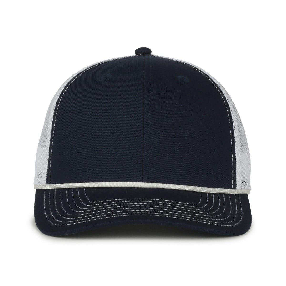 OC Sports OC771C Premium Modern Trucker with Cord Cap - Navy White White Cord