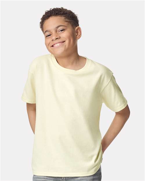 Off White Heavy Cotton™ Youth T-Shirt - 5000B