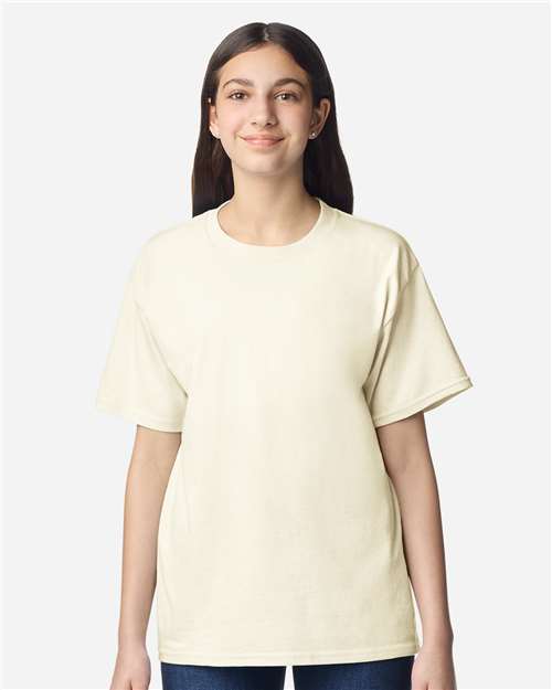 Off White Light Cotton Youth T-Shirt - 3000B