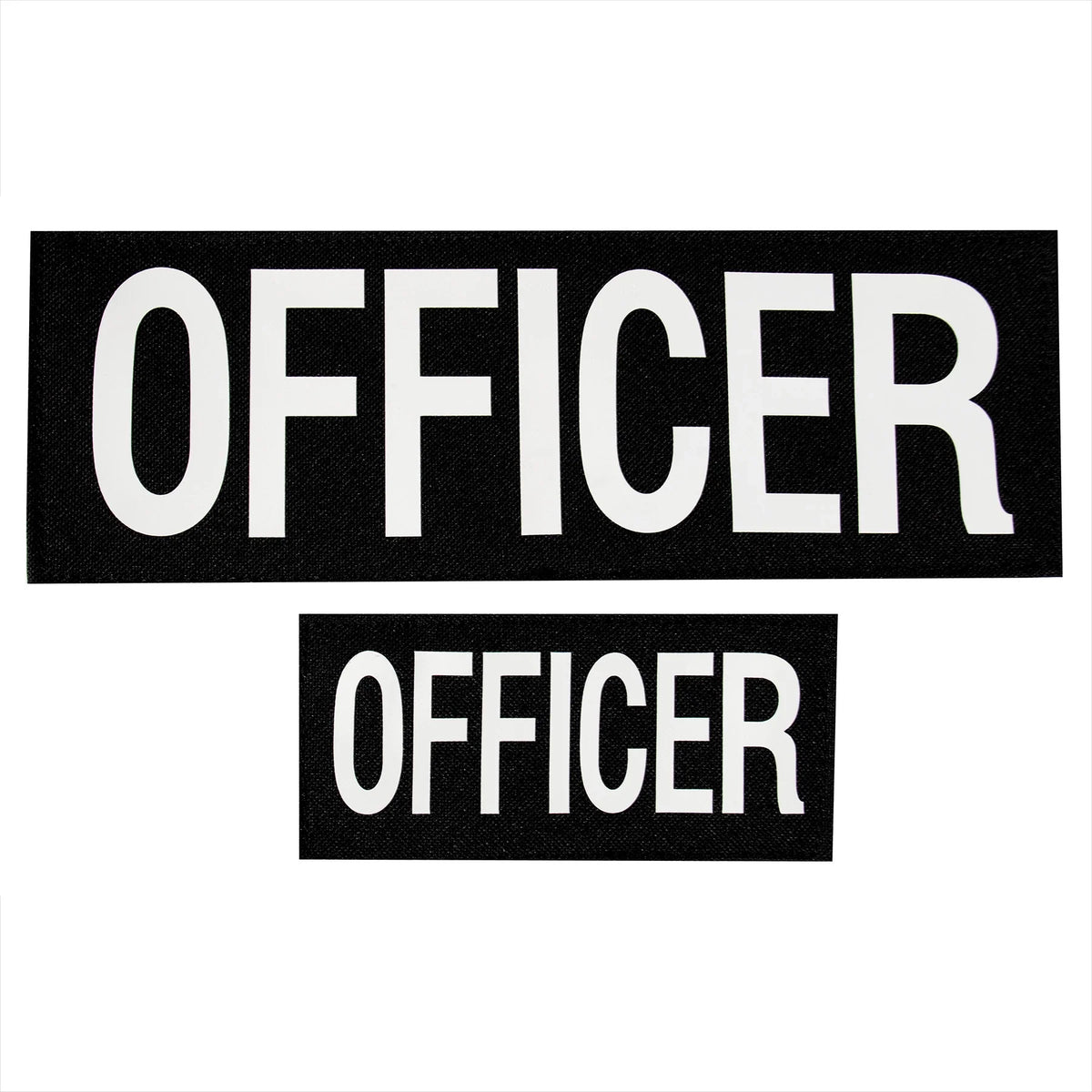 Officer Patch with Hook Back - Set: 1 Small & Large
