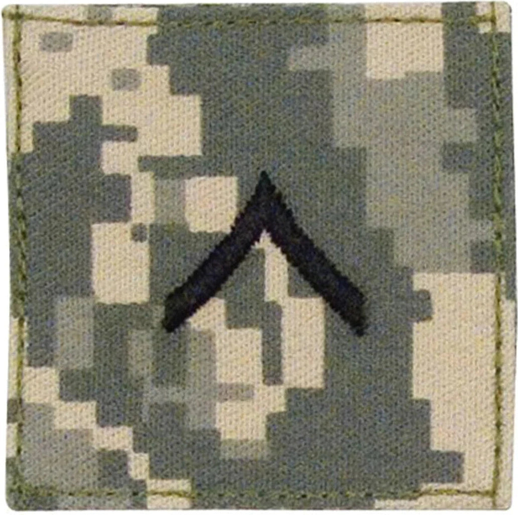 Official U.s. Made Embroidered Rank Insignia - Private