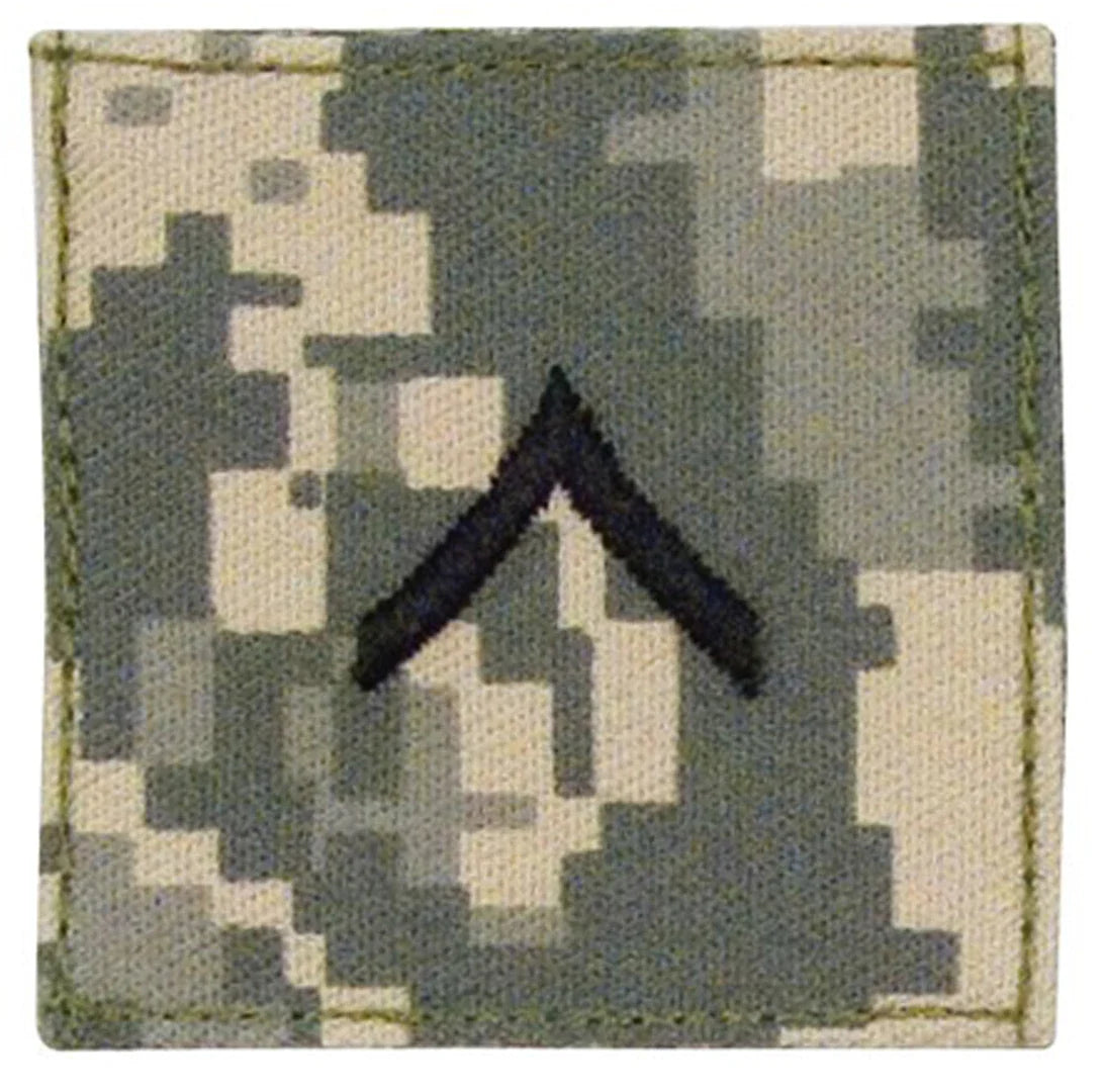 Official U.s. Made Embroidered Rank Insignia - Private
