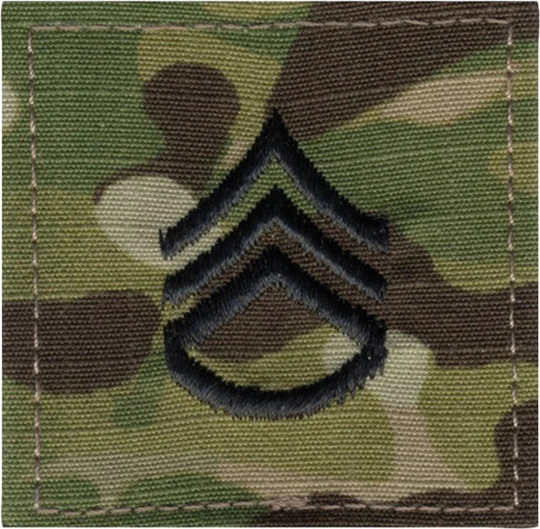 Official U.s. Made Embroidered Rank Insignia Staff Sergeant Patch