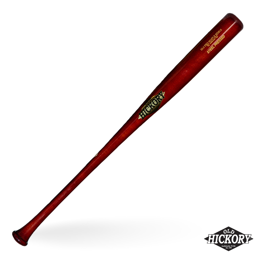 Old Hickory Hds13 High Density Series Steel Pressed Birch Bat - Cherry (glossy)
