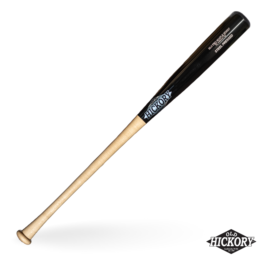 Old Hickory Hds27 High Density Series Steel Pressed Birch Bat - Black Natural (glossy)