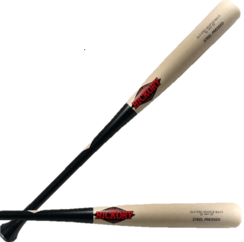 Old Hickory Ra13 Steel Pressed Rock Maple Bat - Natural Black