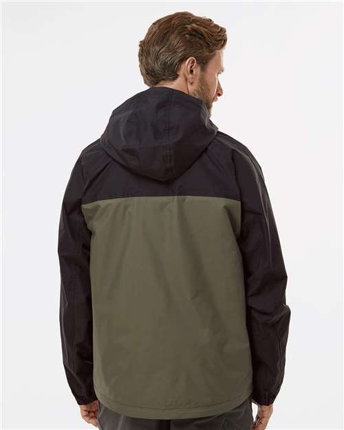 Olive/ Black Torrent Waterproof Hooded Jacket - 5335