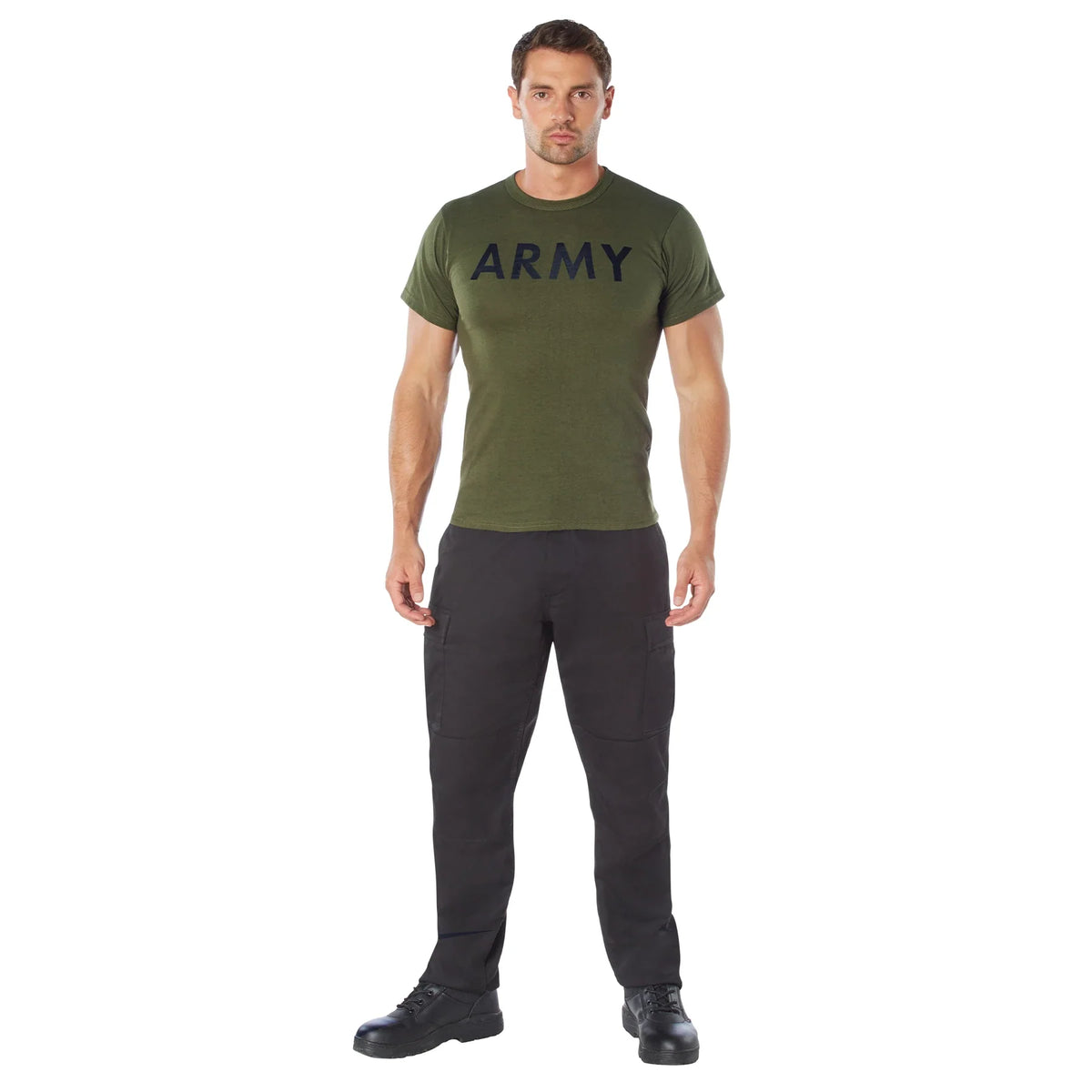 Olive Drab Military Physical Training T-shirts