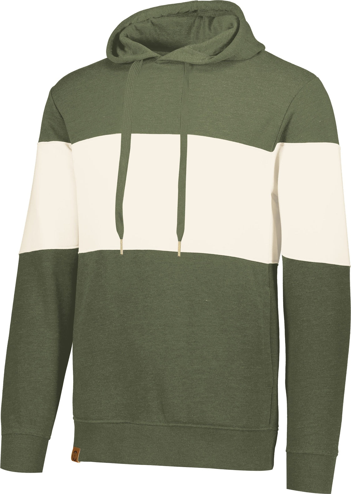 OLIVE HEATHER/BIRCH ALL-AMERICAN HOODIE