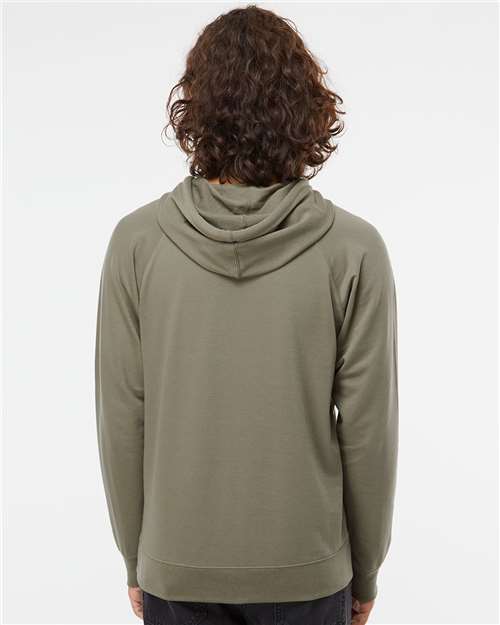 Olive Icon Lightweight Loopback Terry Hooded Sweatshirt - SS1000