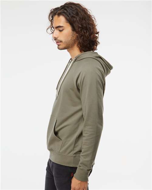 Olive Icon Lightweight Loopback Terry Hooded Sweatshirt - SS1000
