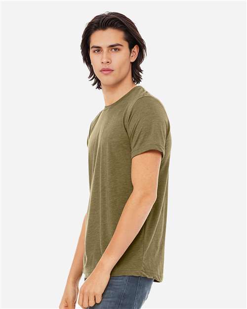 Olive Triblend Triblend Tee - 3413
