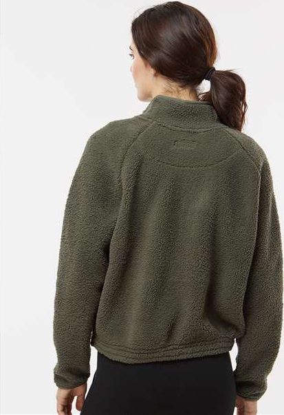 Olive Women&#39;s Everest Half-Zip Pullover - BW8501