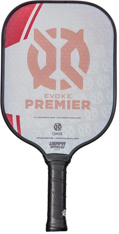 ONIX Evoke Premier Pickleball Paddle Light - Red - HIT a Double