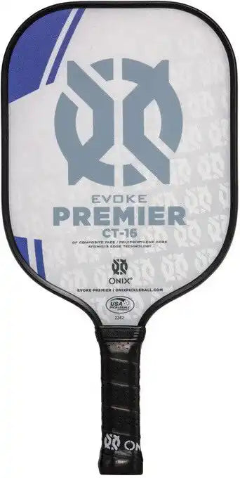 Onix Evoke Premier Pro Ct-16 Pickleball Paddle - Blue