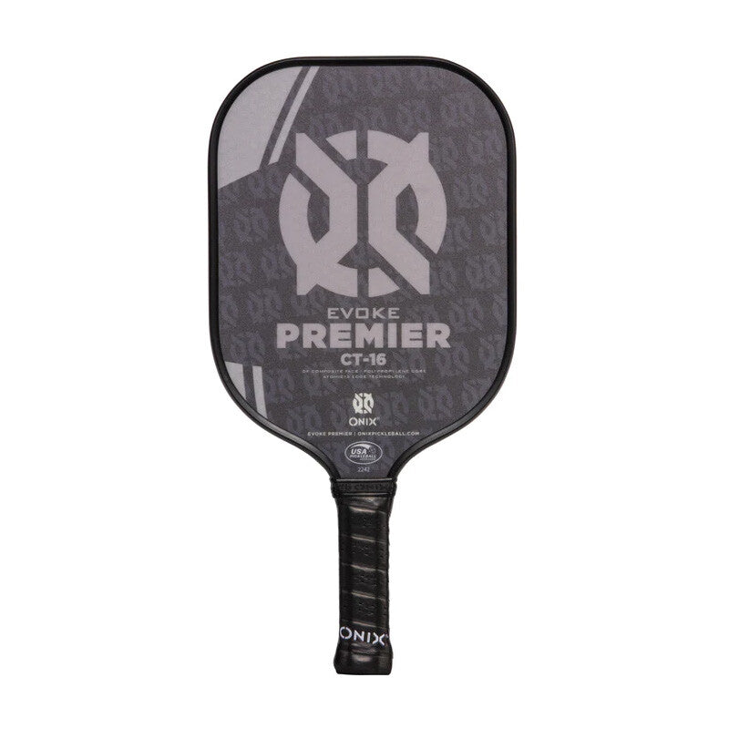 ONIX Evoke Premier Pro CT-16 Pickleball Paddle - Black - HIT a Double