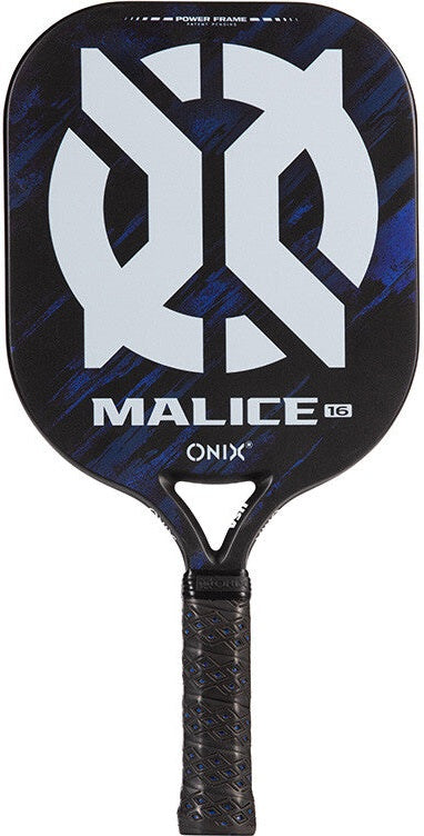 ONIX Malice Open Throat Pickleball Paddle 16mm - Black Blue - HIT a Double