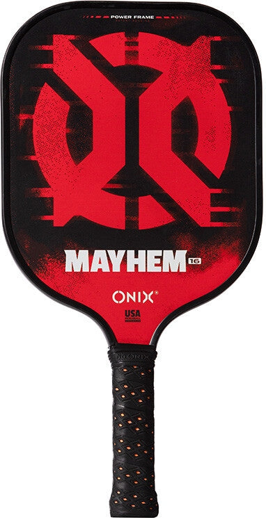 ONIX Mayhem Pickleball Paddle 16mm - Red Black - HIT a Double