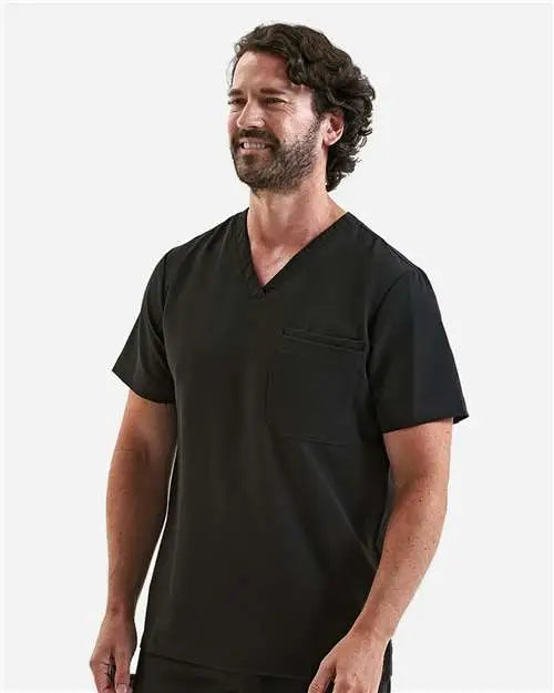Onna Nn200 Limitless V-neck Stretch Scrub Top - Black