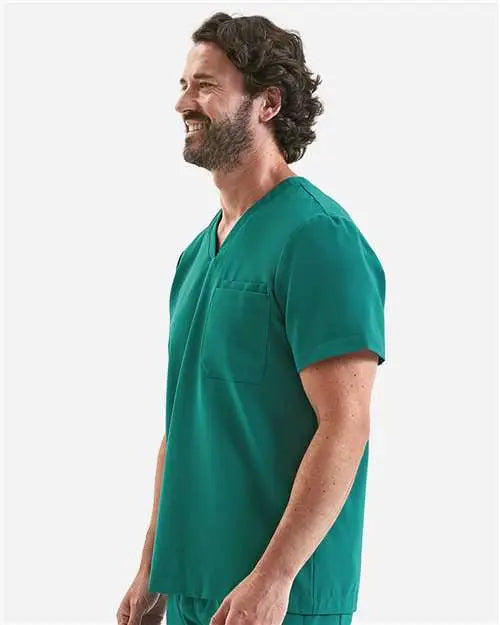 Onna Nn200 Limitless V-neck Stretch Scrub Top - Clean Green