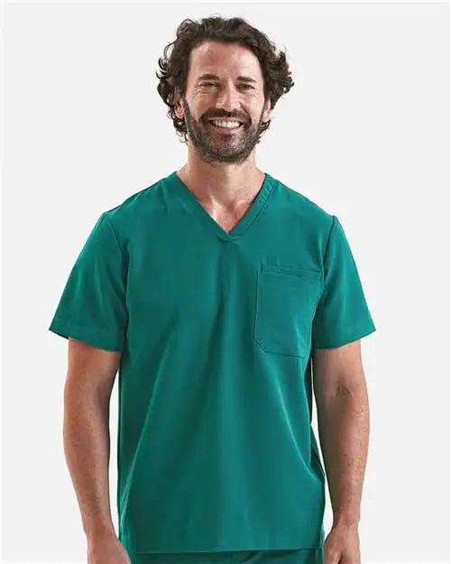 Onna Nn200 Limitless V-neck Stretch Scrub Top - Clean Green - Clean Green / s