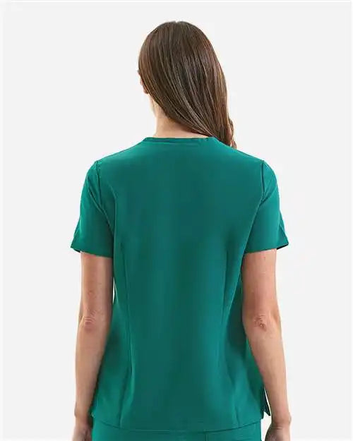 Onna Nn300 Women’s Limitless V-neck Stretch Scrub Top - Clean Green - Xs