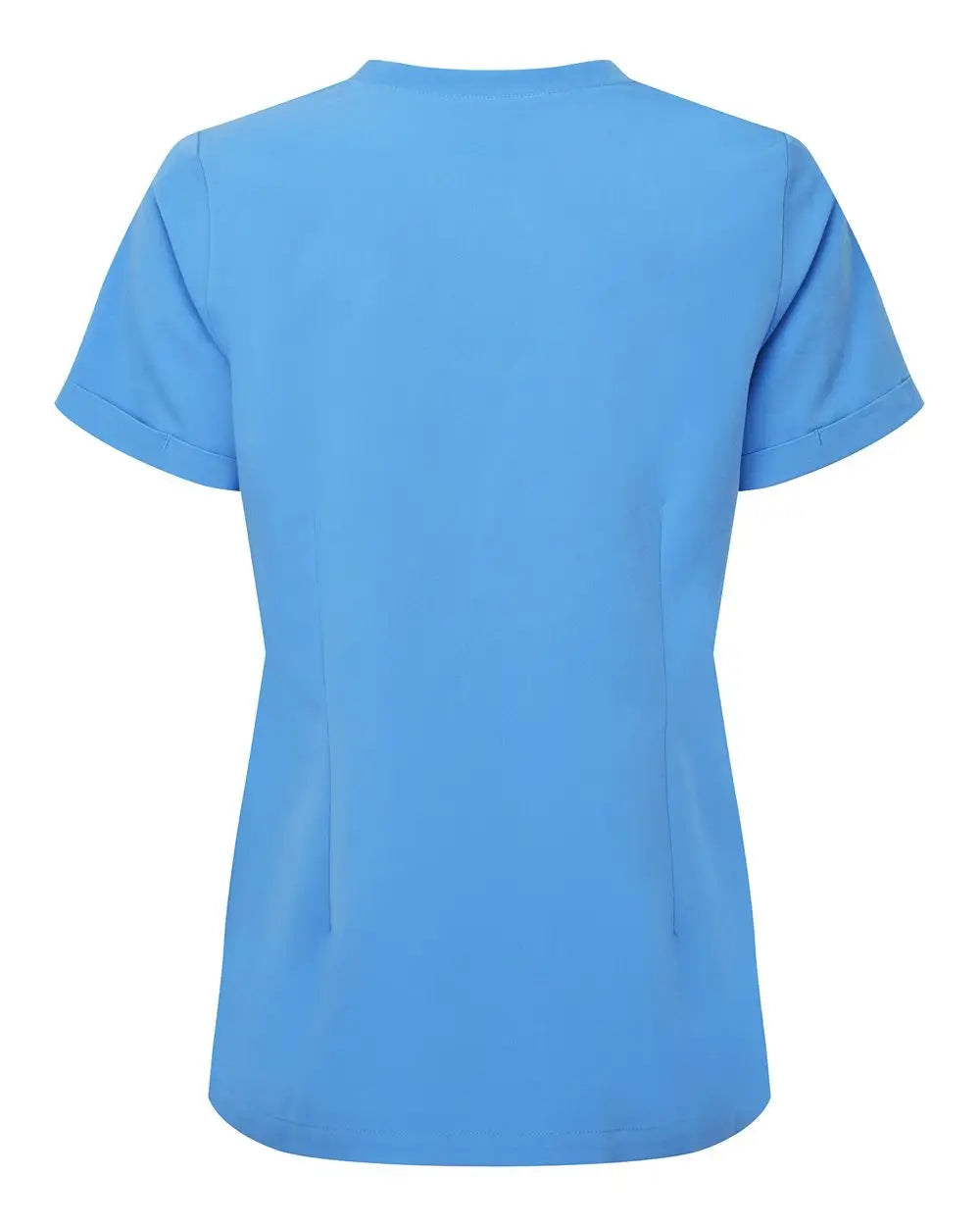 Onna Nn310 Women’s Invincible V-neck Stretch Scrub Top - Ceil Blue