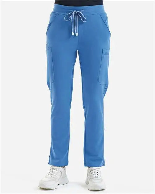 Onna Nn600 Women’s Relentless Stretch Cargo Scrub Pants - Ceil Blue - Ceil Blue / Xs