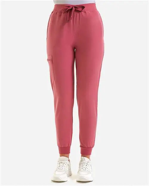 Onna Nn610 Women’s Energized Stretch Jogger Scrub Pants - Calm Pink - Calm Pink / Xs