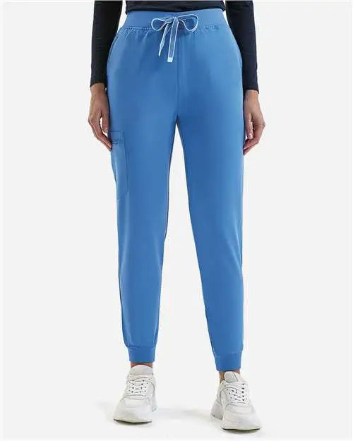 Onna Nn610 Women’s Energized Stretch Jogger Scrub Pants - Ceil Blue - Ceil Blue / Xs