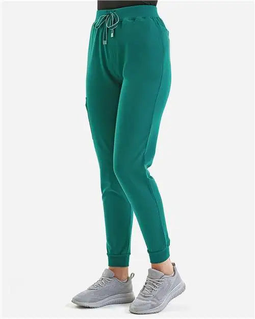 Onna Nn610 Women’s Energized Stretch Jogger Scrub Pants - Clean Green