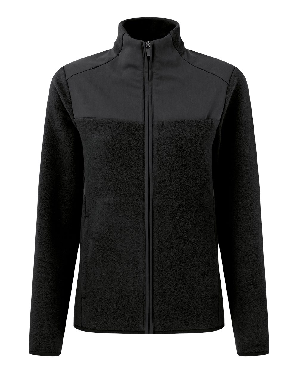 Onna Nn802 Women’s Agility Panelled Fleece Full-zip Jacket - Exact Black