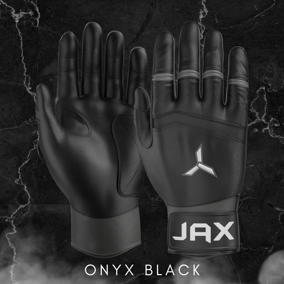 Jax Pro Cuff Batting Gloves - Black