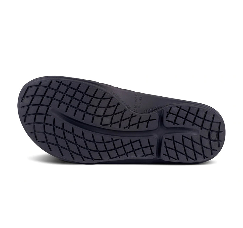 Oofos Ooahh Sport Flex Slide (u)(black)