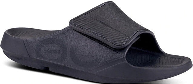 Oofos Ooahh Sport Flex Slide Unisex - Black